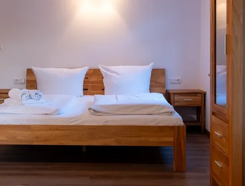 Ferienwohnung kutscherhaus schlafbereich